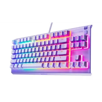 Mechaninio stiliaus TKL žaidimų klaviatūra STEELSERIES Apex 3 TKL US RGB foninis apšvietimas, be skaičių bloko, US išdėstymas