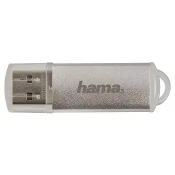 Hama Laeta FlashPen, USB 2.0, 128GB, USB Type-A, sidabrinė
