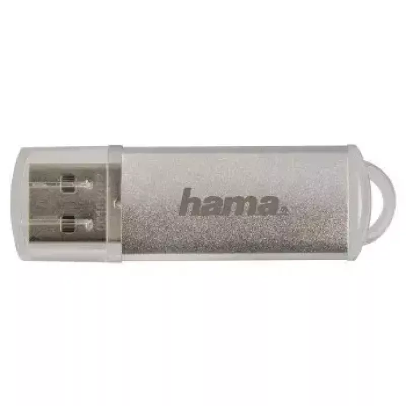 Hama Laeta FlashPen, USB 2.0, 128GB, USB Type-A, sidabrinė