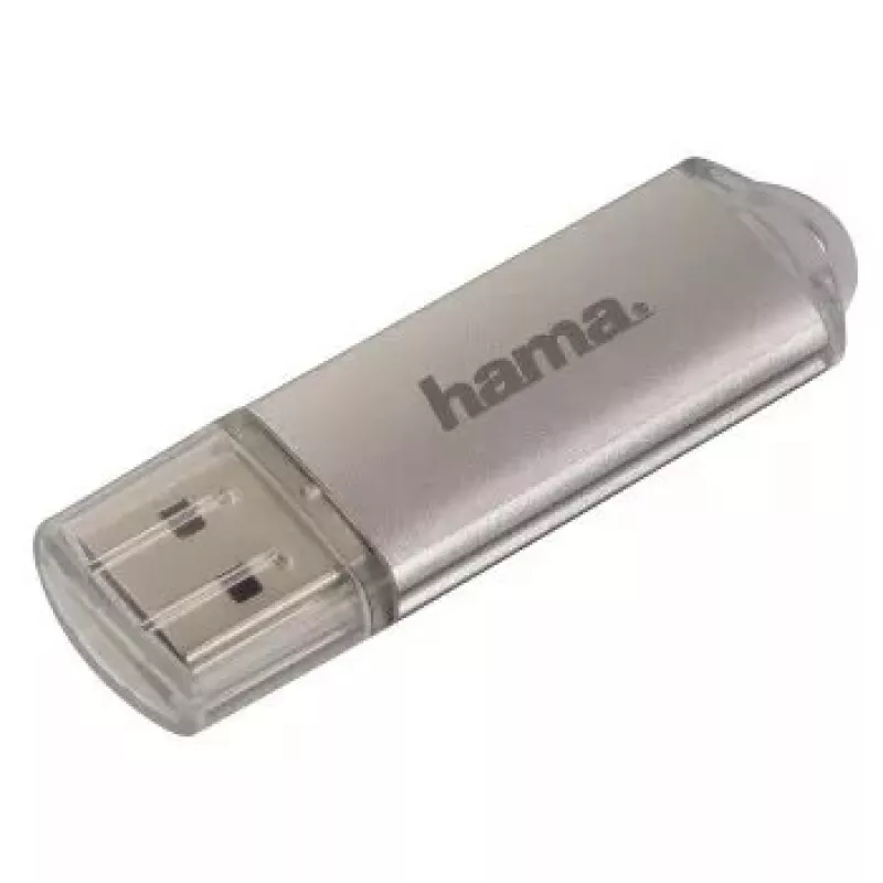 Hama Laeta FlashPen, USB 2.0, 128GB, USB Type-A, sidabrinė
