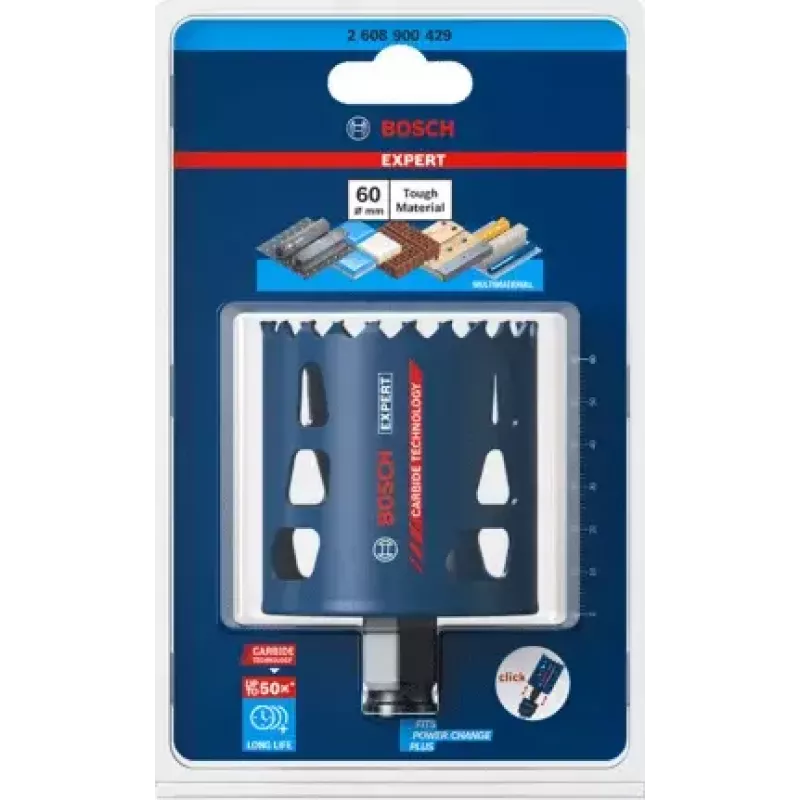 Skylinis pjūklas Bosch 2 608 900 429, skersmuo 60 mm, plastikui, medžiui
