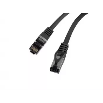 LANBERG tinklo kabelis Cat8.1 S/FTP (S-STP) RJ-45–RJ-45 Juodas 0,25 m