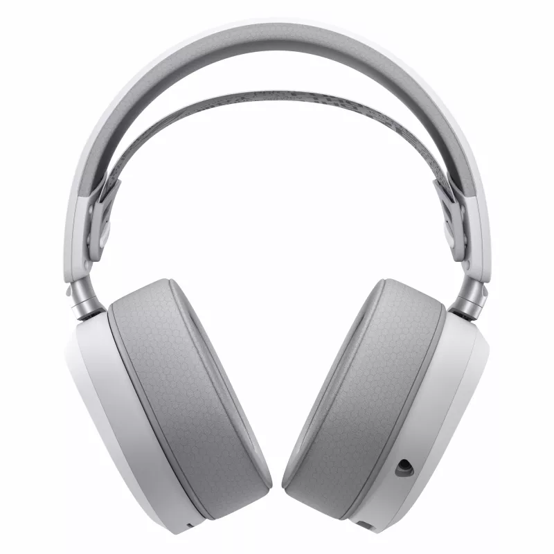 Ausinės ASUS ROG Pelta, belaidės ir laidinės, žaidimų, ausinė juosta, USB Type-C, Bluetooth, balta