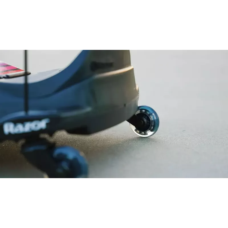 Elektrinis drift kartas Razor CRAZY CART Shift Lightshow – įkraunama ličio baterija, LED šviesų šou, 13 km/h, 40 min