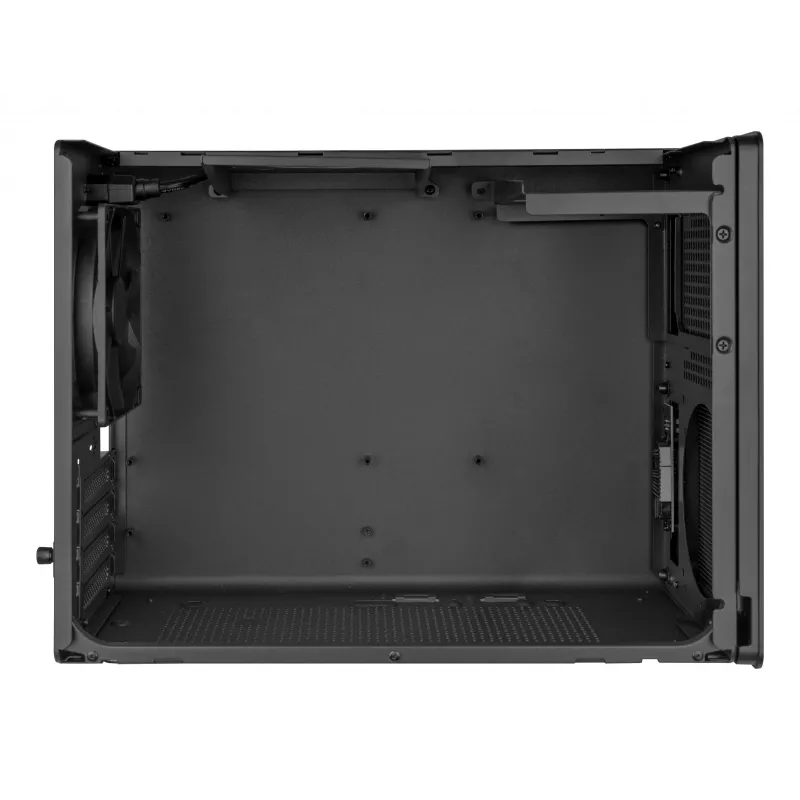 Korpusas PC Mini Tower TACENS Mars Gaming MC-XPRO — Mini-ITX/Micro-ATX, SFX PSU palaikymas, tinklelis, juodas, 120 mm ventiliatoriai