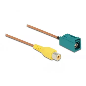 Laidas FAKRA Z kištukas – RCA lizdas RG-179 32 cm DeLOCK