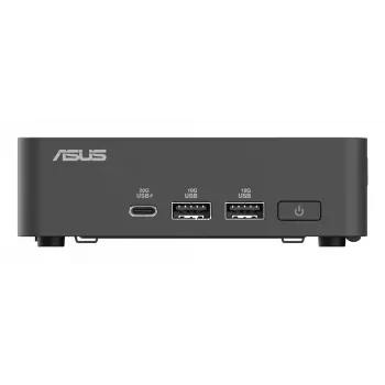Mini-PC barebone ASUS NUC 15 Pro Slim Kit RNUC15CRKI300000 — Core 3 100U iki 4,7 GHz, be RAM, Intel Graphics, Wi‑Fi 6/7, Bluetooth 5.4, 1Gb + 2,5Gb Ethernet, juodas