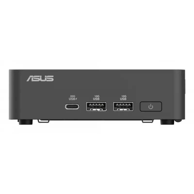 Mini PC barebone ASUS NUC 15 Pro Black — Intel Core Ultra 5, DDR5 iki 96 GB, M.2 SSD, Wi‑Fi 7, Bluetooth 5.4, 1x RJ‑45, 120W maitinimo šaltinis