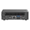 Mini PC barebone ASUS NUC 15 Pro Black — Intel Core Ultra 5, DDR5 iki 96 GB, M.2 SSD, Wi‑Fi 7, Bluetooth 5.4, 1x RJ‑45, 120W maitinimo šaltinis