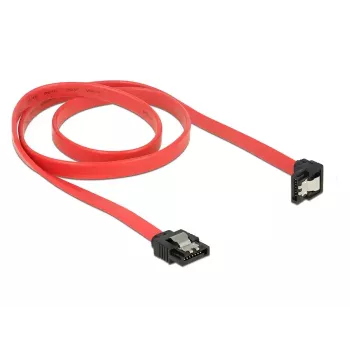 SATA kabelis DeLOCK 83980 0,7 m Juoda Raudona