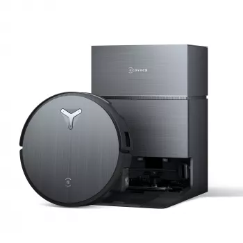 Robotinis dulkių siurblys ir šluostė Ecovacs Deebot X11 Pro Omni – juodas, Li‑Ion 6400 mAh, 206 min., 0,22 L dulkių talpykla, bazinė stotis 2,5 L