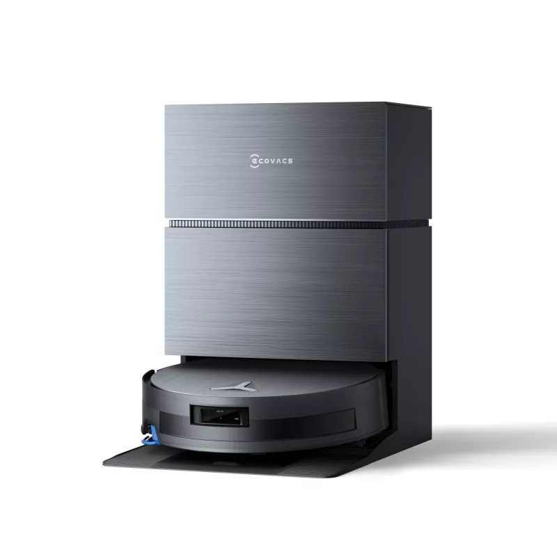 Robotinis dulkių siurblys ir šluostė Ecovacs Deebot X11 Pro Omni – juodas, Li‑Ion 6400 mAh, 206 min., 0,22 L dulkių talpykla, bazinė stotis 2,5 L