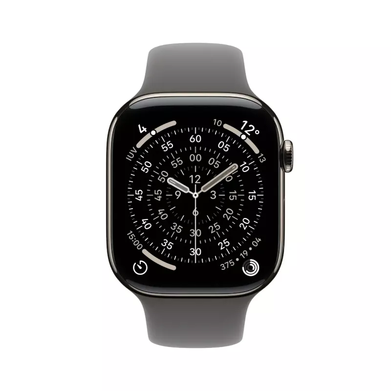 Išmanusis laikrodis Apple Watch Series 11 GPS + Cellular 46mm Titanium korpusas Pilka apyrankė