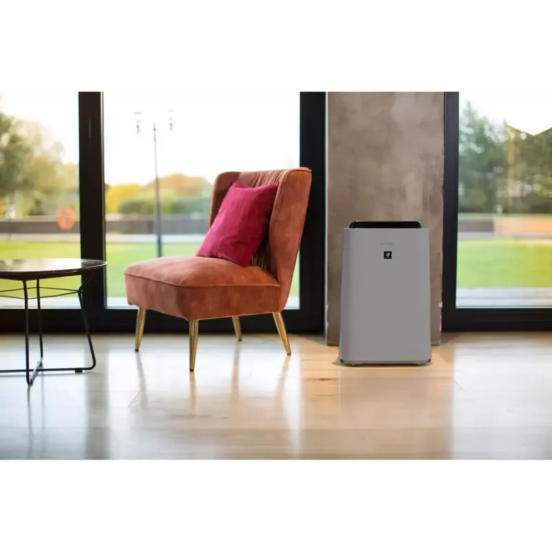 Oro valytuvas su drėkinimu Sharp UA-HD50E-L, 38 m², 306 m³/h, 55 dB, 54 W, Pilka, 7,9 kg