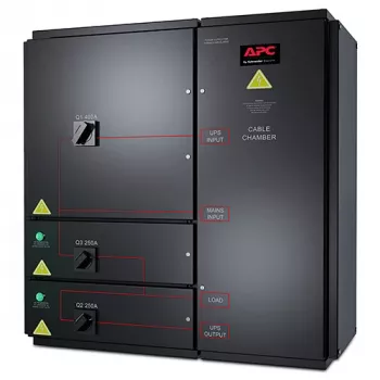 APC Symmetra PX 96/160 kW sieninis priežiūros aplinkkelio skydas, 400 V