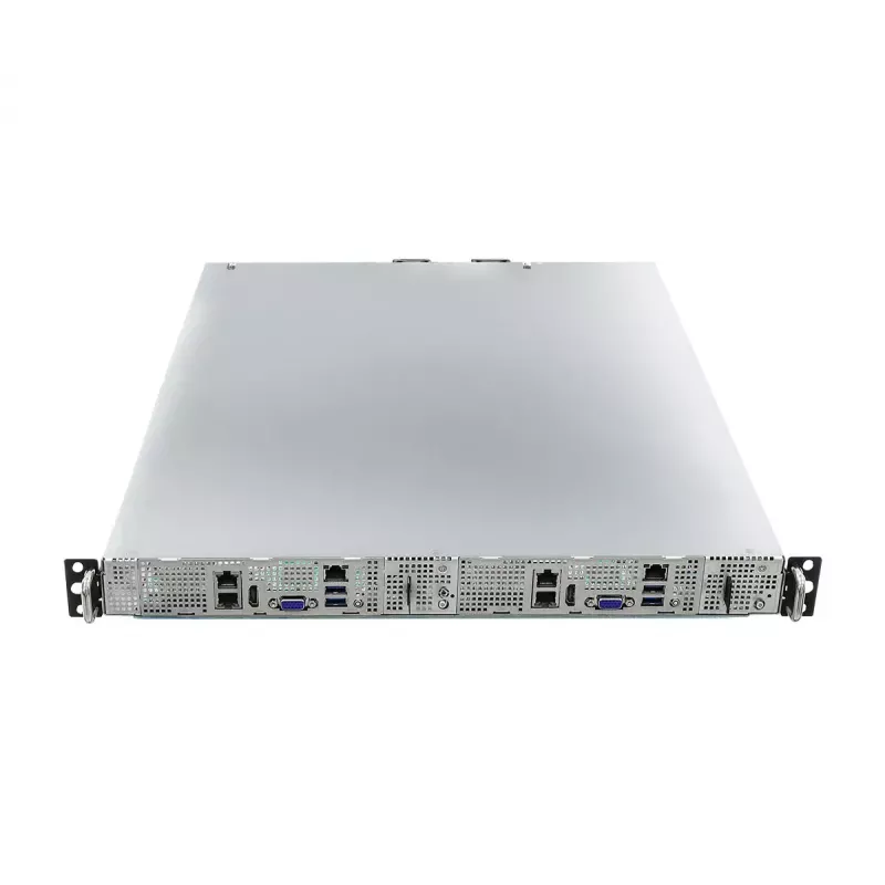 Serverinis barebone ASRock 1U2N2G-AM5/2T — LGA 1718, DDR5 iki 48 GB, 10Gb Ethernet, Aspeed AST2600, 1600 W PSU