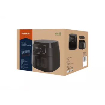 Grundig FRY 7320 Karšto oro gruzdintuvė 7,6 L 1900 W Juoda