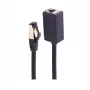 Tinklo kabelis ShiverPeaks BS08-44025 1m Cat8.1 F/FTP Juodas