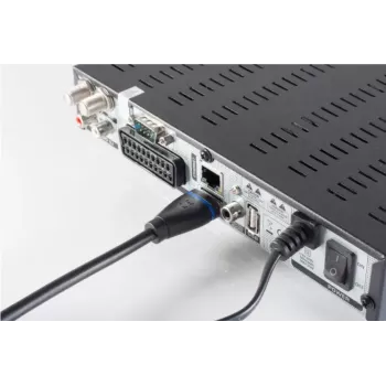 HDMI kabelis ShiverPeaks BS10-05075 10m Type A Kištukas-Kištukas Juodas Mėlynas