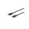 HDMI kabelis ShiverPeaks BS10-05075 10m Type A Kištukas-Kištukas Juodas Mėlynas