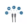HDMI kabelis ShiverPeaks BS10-05075 10m Type A Kištukas-Kištukas Juodas Mėlynas