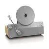Patefono grotuvas su diržine pavara Lenco LSA-071SI, pilnai automatinis, pilka, Bluetooth, 3,5 mm, 10 W