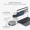 „StarTech.com“ USB-C garsiakalbio ir dokų stotelė su konferenciniu garsiakalbiu, USB-C į VGA/4K HDMI, 2x USB-A šakotuvu, mikrofonu/garsiakalbiu, skirta „Teams“/„Zoom“/programiniams telefonams