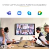„StarTech.com“ USB-C garsiakalbio ir dokų stotelė su konferenciniu garsiakalbiu, USB-C į VGA/4K HDMI, 2x USB-A šakotuvu, mikrofonu/garsiakalbiu, skirta „Teams“/„Zoom“/programiniams telefonams