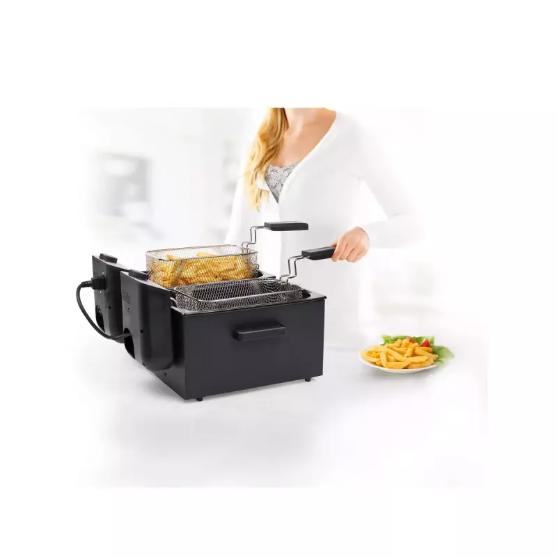Gruzdintuvė Princess 183028 Double Black Fryer 6 L 3600 W