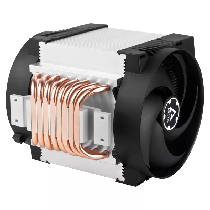 Procesoriaus aušintuvas Arctic Freezer 4U-M Ampere Server — pasyvus/radiatoriaus sprendimas Ampere serveriams, 120W TDP