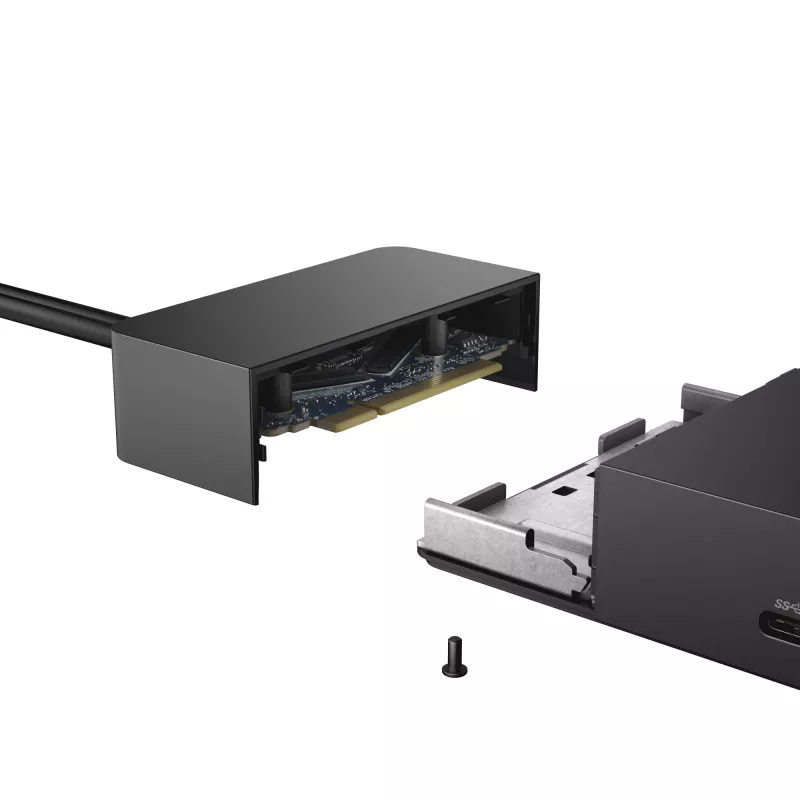 DELL WD19 laidinis USB 3.2 Gen 1 (3.1 Gen 1) Type-C dokų stotelė juoda