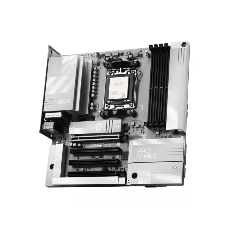 MSI PRO B850M-A WIFI PZ M-ATX pagrindinė plokštė, AMD B850, Socket AM5, micro ATX