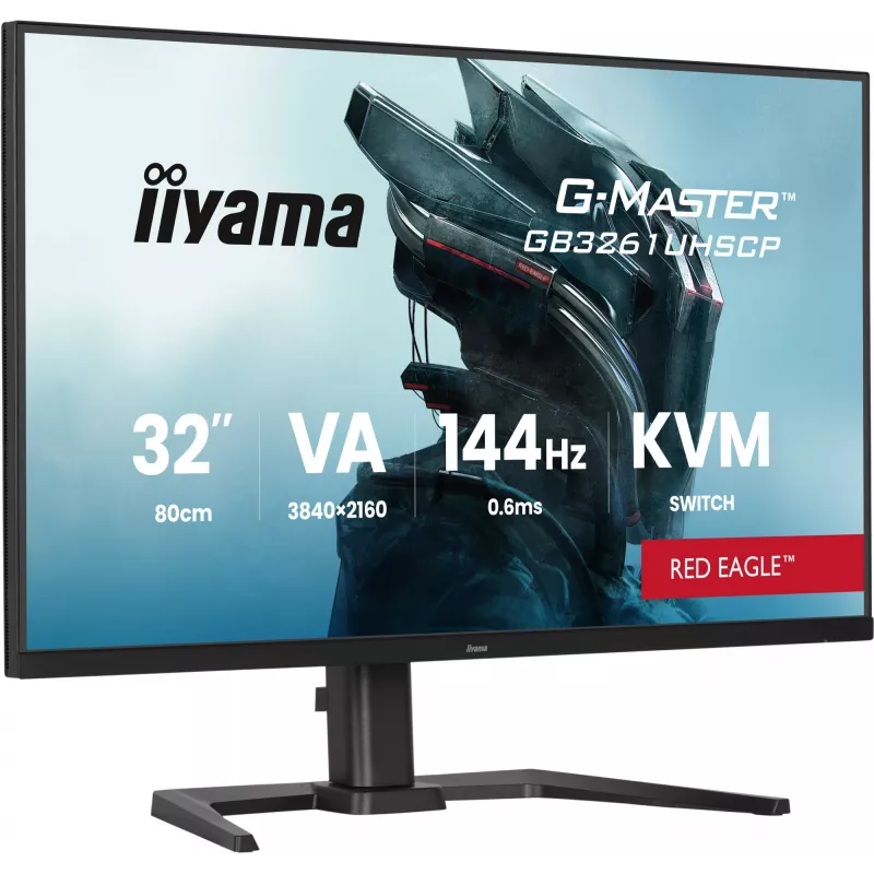 Monitorius iiyama G-MASTER GB3261UHSCP-B1 80 cm (31,5 col.) 3840 x 2160 pikselių 4K Ultra HD LED juodas