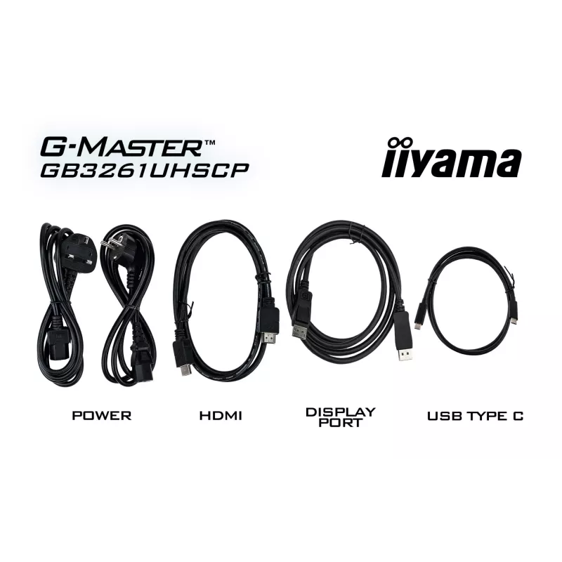 Monitorius iiyama G-MASTER GB3261UHSCP-B1 80 cm (31,5 col.) 3840 x 2160 pikselių 4K Ultra HD LED juodas