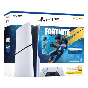 Sony PlayStation 5 Fortnite Flowering Chaos Bundle 1 TB Wi-Fi juoda, balta