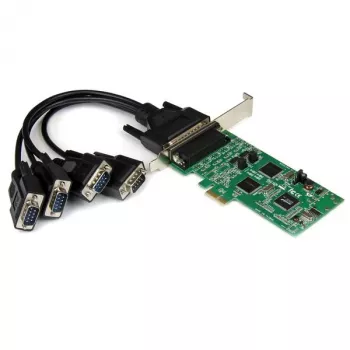 StarTech.com 4 prievadų PCI Express PCIe serijinė kombinuota kortelė – 2 x RS232 2 x RS422 / RS485