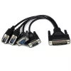 StarTech.com 4 prievadų PCI Express PCIe serijinė kombinuota kortelė – 2 x RS232 2 x RS422 / RS485