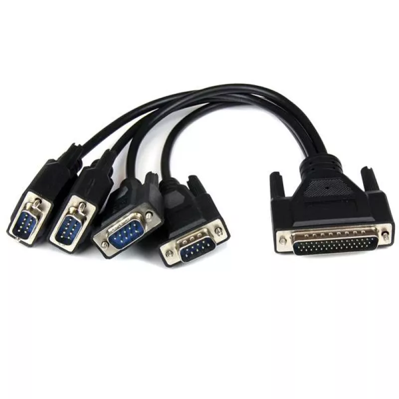 StarTech.com 4 prievadų PCI Express PCIe serijinė kombinuota kortelė – 2 x RS232 2 x RS422 / RS485