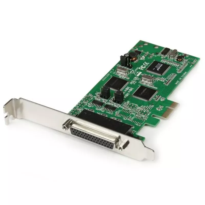 StarTech.com 4 prievadų PCI Express PCIe serijinė kombinuota kortelė – 2 x RS232 2 x RS422 / RS485