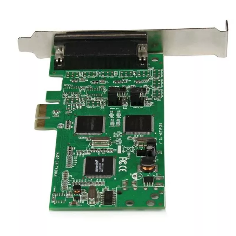 StarTech.com 4 prievadų PCI Express PCIe serijinė kombinuota kortelė – 2 x RS232 2 x RS422 / RS485