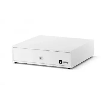 Kasos stalčius SumUp Cash Drawer — plastikinis ir plieninis korpusas, baltas, 330×340×100 mm, 5 kg