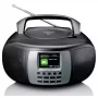 Nešiojamas DAB+/FM radijas Lenco SCD-860 su Bluetooth, CD grotuvu, 2,4 col. TFT ekranu, 2×2W, AUX, baterija/tinklas