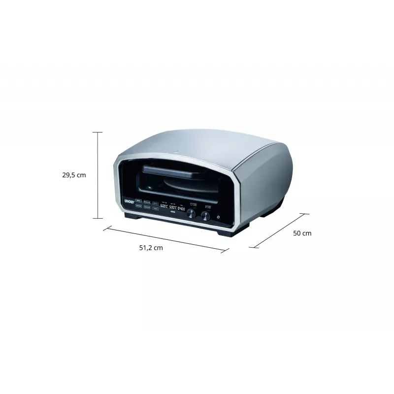 Unold Pizzaofen Enzo 68916 picos keptuvė / orkaitė 1 pica 2100 W Nerūdijantis plienas
