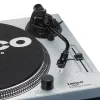 Tiesioginės pavaros vinilinė patefonė Lenco L-3809ME – rankinis, USB A tipas, metalinis mėlynas