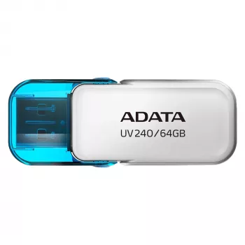 ADATA UV240 USB atmintukas 64 GB USB Type-A 2.0 Mėlyna, Balta