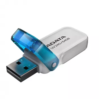 ADATA UV240 USB atmintukas 64 GB USB Type-A 2.0 Mėlyna, Balta
