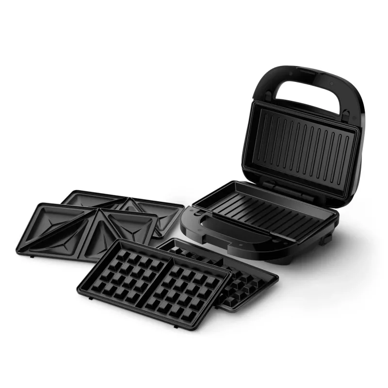 Philips 5000 serijos HD2350/80 Sumuštinių keptuvė, fenolio-formaldehido (PF), 0.75 m, 750 W, 220-240 V, 50-60 Hz, 236 mm
