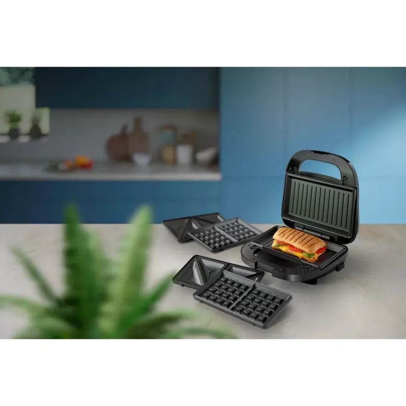 Philips 5000 serijos HD2350/80 Sumuštinių keptuvė, fenolio-formaldehido (PF), 0.75 m, 750 W, 220-240 V, 50-60 Hz, 236 mm