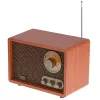 Nešiojamas radijo imtuvas Adler AD 1171 – AM/FM, 10 W RMS, Bluetooth, išorinė antena, bronzinis, 290×200×172 mm