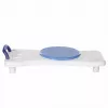 Vonios suolas ActionMed LW400AM 2-in-1 su sukamu perdavimo disku, baltas, atsparus drėgmei, ergonomiška sėdynė, pakabinimo anga